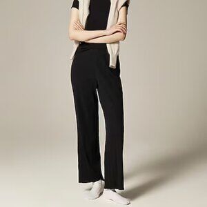 J. Crew black pointelle pants size S NWT